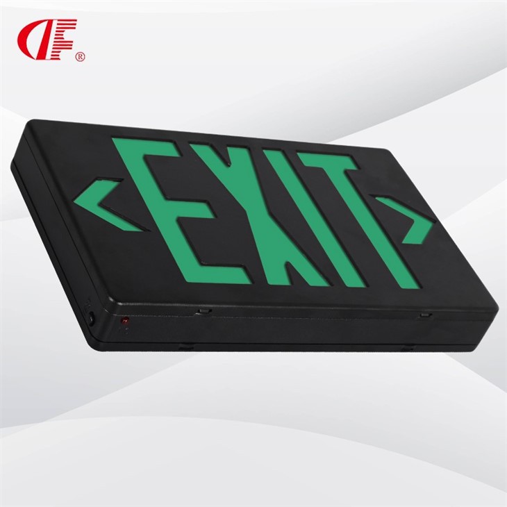 DF-3 Black Housing Exit Sign Green LED With Battery Back-up price